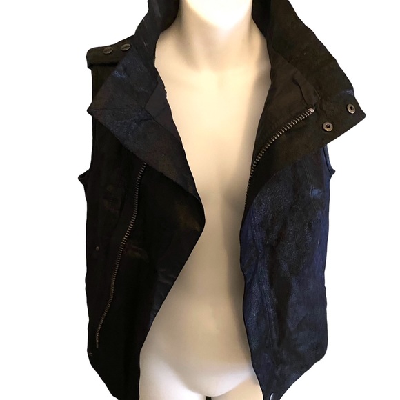 Wish  Australia Broken Leather Vest NWT - Picture 3 of 11